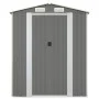 Cobertizo de jardín acero galvanizado gris claro 192x108x223 cm de vidaXL, Cobertizos - Ref: Foro24-319269, Precio: 219,28 €,...