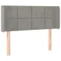 Hellgraues Samtkopfteil 93x16x78/88 cm von vidaXL, Kopf- und Fußteile - Ref: Foro24-3118804, Preis: 53,74 €, Rabatt: %
