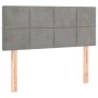 Cabecero con LED de terciopelo gris claro 90x5x78/88 cm de vidaXL, Cabeceros y pies de cama - Ref: Foro24-3121648, Precio: 43...