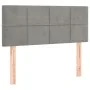 Light gray velvet headboard with LED 90x5x78/88 cm by vidaXL, Headboards and footboards - Ref: Foro24-3121648, Price: 51,04 €...