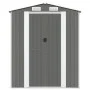 Cobertizo de jardín acero galvanizado gris claro 192x523x223 cm de vidaXL, Cobertizos - Ref: Foro24-3147442, Precio: 671,62 €...