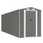 Garden shed light gray galvanized steel 192x606x223 cm by vidaXL, Sheds - Ref: Foro24-3147443, Price: 745,15 €, Discount: %