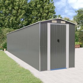 Gartenhaus aus hellgrauem, verzinktem Stahl, 192 x 1021 x 223 cm von vidaXL, Schuppen - Ref: Foro24-3147448, Preis: 1,00 €, R...