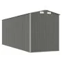 Cobertizo de jardín acero galvanizado gris claro 192x523x223 cm de vidaXL, Cobertizos - Ref: Foro24-3147442, Precio: 671,62 €...