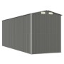 Cobertizo de jardín acero galvanizado gris claro 192x523x223 cm de vidaXL, Cobertizos - Ref: Foro24-3147442, Precio: 667,56 €...