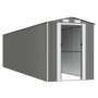 Cobertizo de jardín acero galvanizado gris claro 192x772x223 cm de vidaXL, Cobertizos - Ref: Foro24-3147445, Precio: 884,56 €...