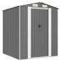Cobertizo de jardín acero galvanizado gris claro 192x191x223 cm de vidaXL, Cobertizos - Ref: Foro24-3147438, Precio: 303,77 €...