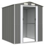 Cobertizo de jardín acero galvanizado gris claro 192x191x223 cm de vidaXL, Cobertizos - Ref: Foro24-3147438, Precio: 303,77 €...