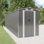 Gartenhaus aus hellgrauem verzinktem Stahl 192x689x223 cm von vidaXL, Schuppen - Ref: Foro24-3147444, Preis: 812,97 €, Rabatt: %