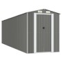 Gartenhaus aus hellgrauem verzinktem Stahl 192x689x223 cm von vidaXL, Schuppen - Ref: Foro24-3147444, Preis: 812,97 €, Rabatt: %