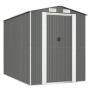 Cobertizo de jardín acero galvanizado gris claro 192x274x223 cm de vidaXL, Cobertizos - Ref: Foro24-3147439, Precio: 387,68 €...