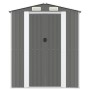 Cobertizo de jardín acero galvanizado gris claro 192x274x223 cm de vidaXL, Cobertizos - Ref: Foro24-3147439, Precio: 387,68 €...