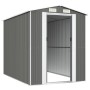Cobertizo de jardín acero galvanizado gris claro 192x274x223 cm de vidaXL, Cobertizos - Ref: Foro24-3147439, Precio: 387,68 €...