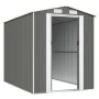 Garden shed light gray galvanized steel 192x274x223 cm by vidaXL, Sheds - Ref: Foro24-3147439, Price: 397,39 €, Discount: %