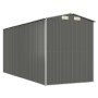 Cobertizo de jardín acero galvanizado gris claro 192x440x223 cm de vidaXL, Cobertizos - Ref: Foro24-3147441, Precio: 595,22 €...