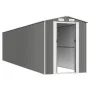 Light gray galvanized steel garden shed 192x855x223 cm by vidaXL, Sheds - Ref: Foro24-3147446, Price: 946,69 €, Discount: %
