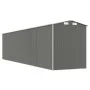 Light gray galvanized steel garden shed 192x855x223 cm by vidaXL, Sheds - Ref: Foro24-3147446, Price: 946,69 €, Discount: %