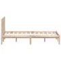 Solid wood bed frame 150x200 cm by vidaXL, Beds and slatted bases - Ref: Foro24-3100594, Price: 126,97 €, Discount: %