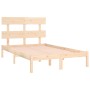 Solid wood bed frame 150x200 cm by vidaXL, Beds and slatted bases - Ref: Foro24-3104678, Price: 124,57 €, Discount: %