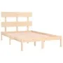 Solid wood bed frame 150x200 cm by vidaXL, Beds and slatted bases - Ref: Foro24-3104678, Price: 122,85 €, Discount: %