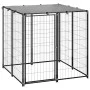 Schwarze Stahlhütte 10x110x110 cm von vidaXL, Hundehütten und Zäune - Ref: Foro24-150781, Preis: 120,38 €, Rabatt: %