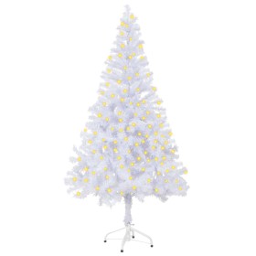 Árbol de Navidad artificial con LEDs y soporte 150 cm 380 ramas