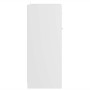 Armario de baño madera contrachapada blanco 60x33x80 cm
