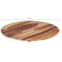 Round table top solid sheesham wood 15-16 mm 40cm by vidaXL, Table tops - Ref: Foro24-285967, Price: 26,22 €, Discount: %
