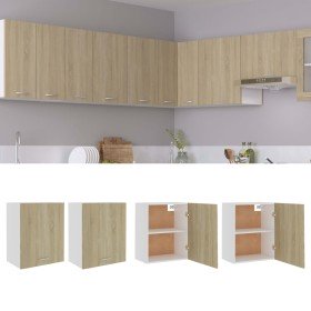 Armarios colgantes 2 unidades "Lyon" Roble Sonoma 50x31x60 cm