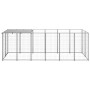 Silberne Stahlhütte 330x110x110 cm von vidaXL, Hundehütten und Zäune - Ref: Foro24-150786, Preis: 230,34 €, Rabatt: %