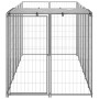 Silberne Stahlhütte 330x110x110 cm von vidaXL, Hundehütten und Zäune - Ref: Foro24-150786, Preis: 230,34 €, Rabatt: %