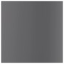 Estante estantería 8 uds contrachapada gris brillo 40x40x1,5 cm