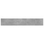 Estante estantería 4uds contrachapada gris hormigón 60x10x1,5cm