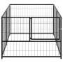Black steel kennel 200x100x70 cm by vidaXL, Dog kennels and fences - Ref: Foro24-150790, Price: 124,80 €, Discount: %