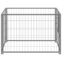 Silberne Stahlhütte 100x100x70 cm von vidaXL, Hundehütten und Zäune - Ref: Foro24-150792, Preis: 76,29 €, Rabatt: %