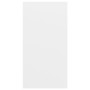 Mueble de pared para TV madera contrachapada blanco 37x37x72 cm