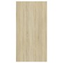 Mueble de pared para TV madera contrachapada roble 37x37x72 cm en Muebles TV | Comprar online en Foro24