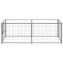 Silver steel dog crate 200x100x70 cm by vidaXL, Dog kennels and fences - Ref: Foro24-150793, Price: 89,70 €, Discount: %