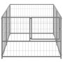Silberner Stahlzwinger 200x100x70 cm von vidaXL, Hundehütten und Zäune - Ref: Foro24-150793, Preis: 93,35 €, Rabatt: %