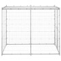 Outdoor-Zwinger aus verzinktem Stahl mit Dach, 110 x 220 x 180 cm von vidaXL, Hundehütten und Zäune - Ref: Foro24-150800, Pre...