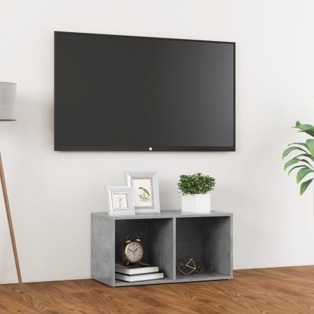 Mueble para TV madera contrachapada gris hormigón 72x35x36,5 cm en Muebles TV | Comprar online en Foro24