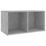 Mueble para TV madera contrachapada gris hormigón 72x35x36,5 cm en Muebles TV | Comprar online en Foro24