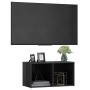 Mueble para TV madera contrachapada gris brillo 72x35x36,5 cm en Muebles TV | Comprar online en Foro24