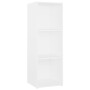 Mueble de TV madera contrachapada blanco 107x35x37 cm