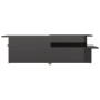 Mesa de centro 2 pzas madera contrachapada negro 111,5x50x33cm