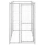 Perrera de exterior de acero galvanizado 110x220x180 cm de vidaXL, Casetas y cercados para perros - Ref: Foro24-150801, Preci...