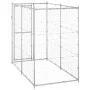 Perrera de exterior de acero galvanizado 110x220x180 cm de vidaXL, Casetas y cercados para perros - Ref: Foro24-150801, Preci...