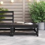 Taburete de jardín madera maciza de pino 70x70x30 cm