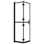 Faltduschwand ESG schwarz 80x140 cm von vidaXL, Duschtüren - Ref: Foro24-150818, Preis: 130,28 €, Rabatt: %