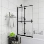 Faltduschwand ESG schwarz 80x140 cm von vidaXL, Duschtüren - Ref: Foro24-150818, Preis: 130,28 €, Rabatt: %